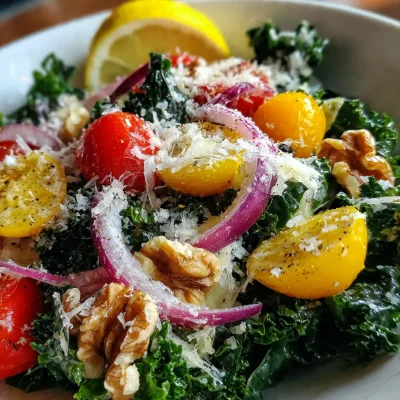Lemon Parm Kale Salad