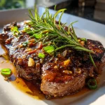 Bourbon Haunted Garlic Steak