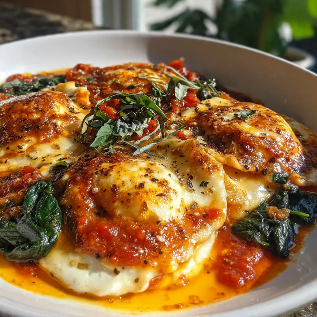 Freshly made cheese ravioli on a floured surface ready for cooking