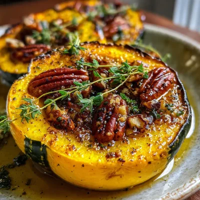 Honey Glazed Acorn Squash