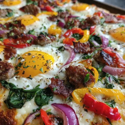 Sheet Pan Breakfast Pizza