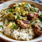 Grandmas Chili Verde Rice