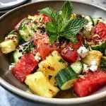 Watermelon Pineapple Salad Bowl