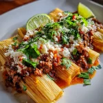 Beef Tamales Chili Masa