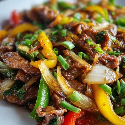 Oyster Sauce Beef Onion