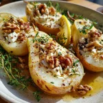 Baked Pears Feta Honey