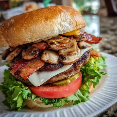Double Bacon Swiss Mushroom