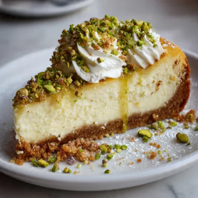 Pistachio Cheesecake Pistachio Topping