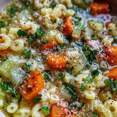 Italian Penicillin Pastina Soup