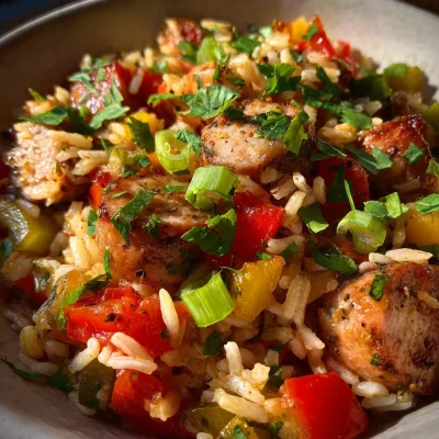 Instant Pot Chicken Sausage Jambalaya