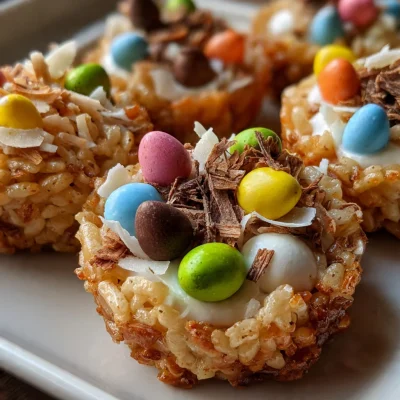 Krispies Easter Egg Nests