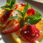 Strawberry White Wine Sangria Mint