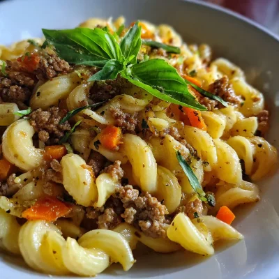 White Bolognese Sauce Pasta