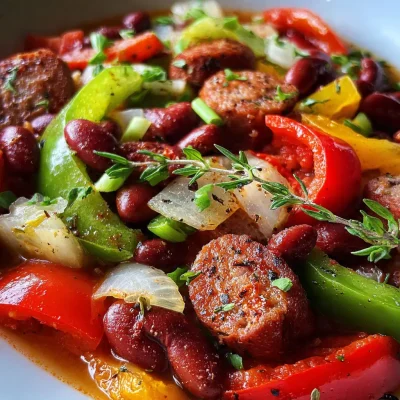 Easy Sausage Red Beans