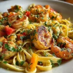 Creamy Cajun Shrimp Pasta