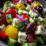Greek Cottage Cheese Salad