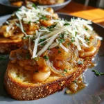 French Onion Bean Toast