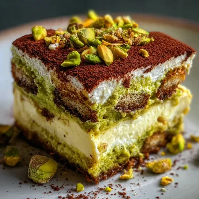 Pistachio Tiramisu